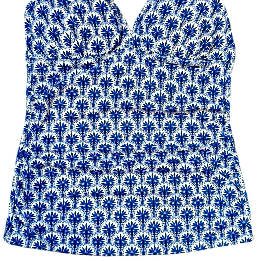 Tommy Bahama Playa Brava Reversible Ring Front Halter Tankini - Picture 8 of 16